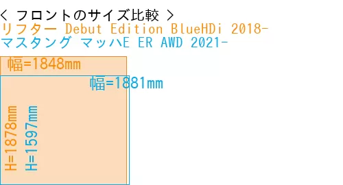 #リフター Debut Edition BlueHDi 2018- + マスタング マッハE ER AWD 2021-